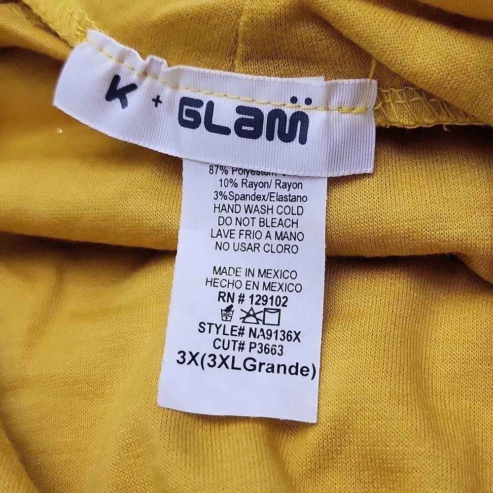 K + Glam Top/Shorts Set (Size 3X) - Picture 10 of 10